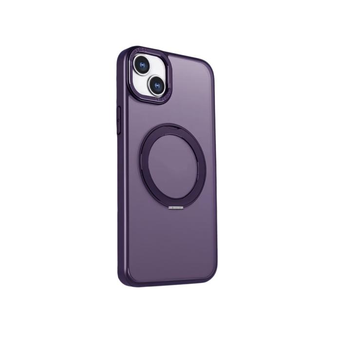 OEM - Mag Ring Roterande Skal iPhone 13 Pro Lila