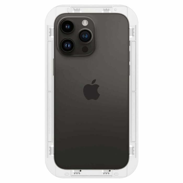 Spigen - Spigen iPhone 14 Pro Max Härdat Glas Skärmskydd Ez-Fit 2-Pack - Clear