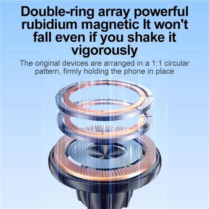 A-One Brand - Magnetisk Bilhållare Instrumentbräda JY25-8 - Svart