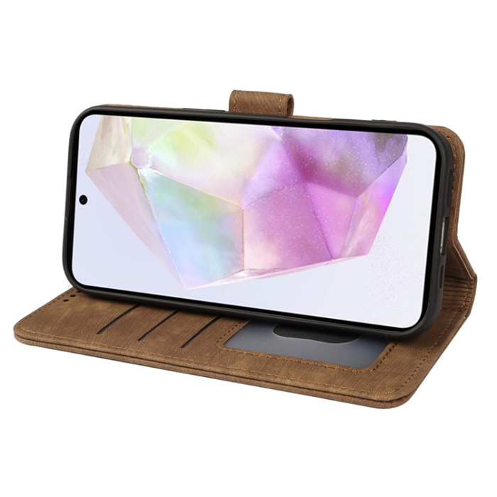 A-One Brand - OnePlus 15 5G Plånboksfodral Striped Texture Läder