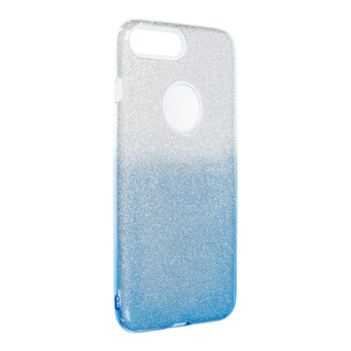 OEM - Forcell SHINING skal till iPhone 7 Plus / 8 Plus clear/Blå