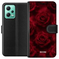 iSecrets - Pl&aring;nboksfodral till Xiaomi Redmi Note 12 med Crimson Rose