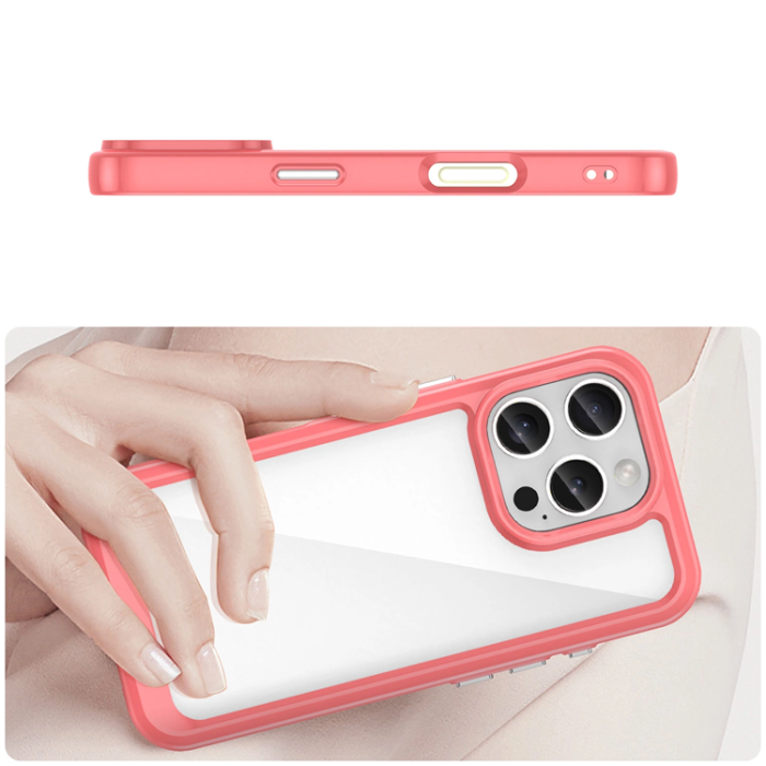 OEM - iPhone 16 Pro Max Mobilskal Outer Space - Röd