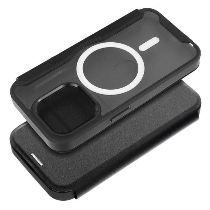 OEM - Magsafe Smart iPhone 12 Plånboksfodral - Svart