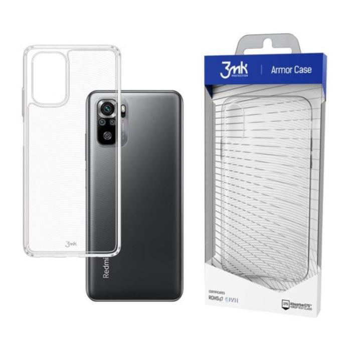 3MK - 3mk Xiaomi Redmi Note 10/10s Mobilskal Armor - Transparent