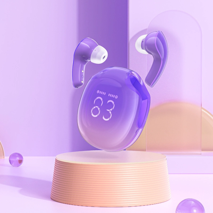 Acefast - Acefast T9 Bluetooth 5.3 In-Ear Trådlösa Hörlurar - Lila