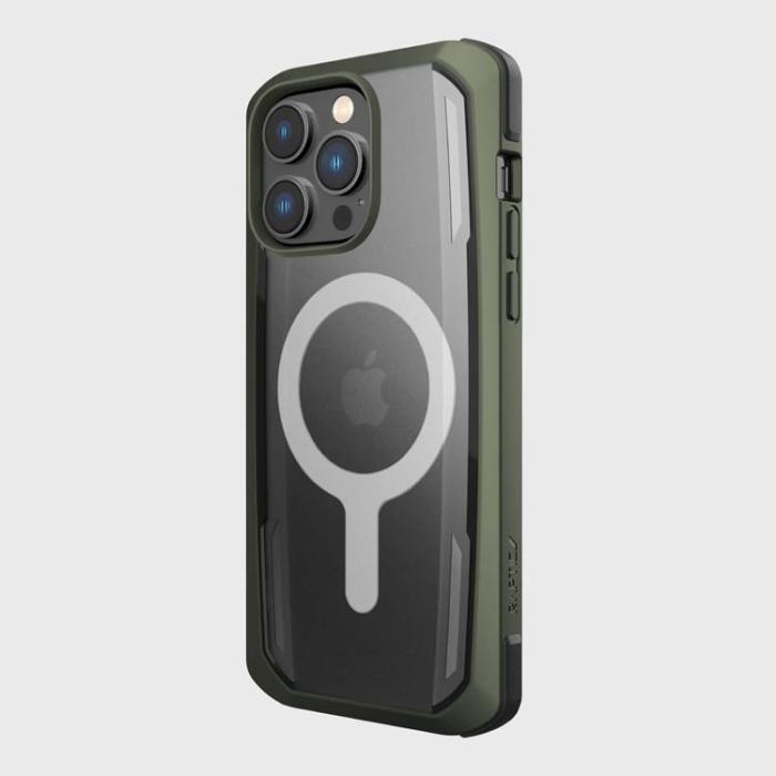 Raptic - Raptic iPhone 14 Pro Max Skal Magsafe Secure Armored - Grön