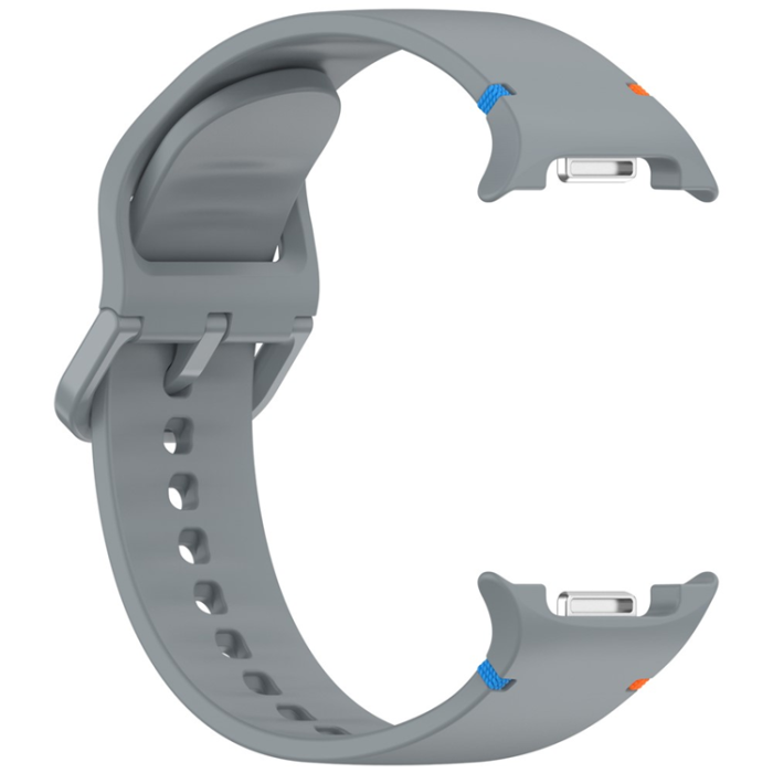 A-One Brand - Galaxy Watch 8/8 Classic (40/44/46mm) Armband Stitching Line Decor - Grå