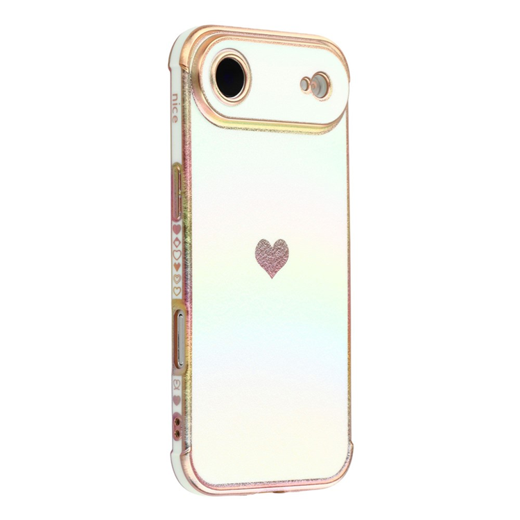 iPhone Air Mobilskal Dazzling Color Electroplated TPU - Vit | 2353 | AlltMobil