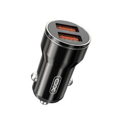 XO - XO Billaddare 2x USB 2.4A CC48 - Svart