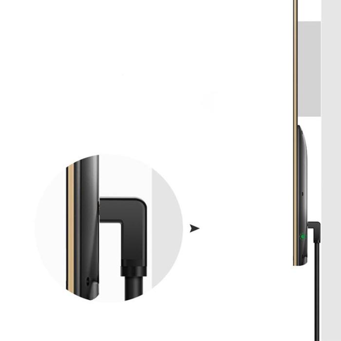 Ugreen - Ugreen Angled HDMI Kabel 90° 4K 2m - Svart