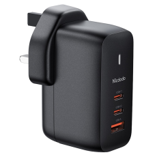 Mcdodo - MCDODO GaN Snabbladdare 65W 2x USB-C - USB-A UK Mini Svart