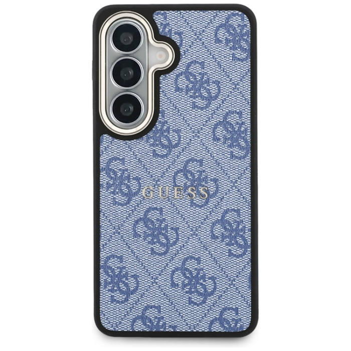 Guess - Guess Mobilskal För Galaxy S26 Plus MagSafe 4G Embossed Ring - Blå