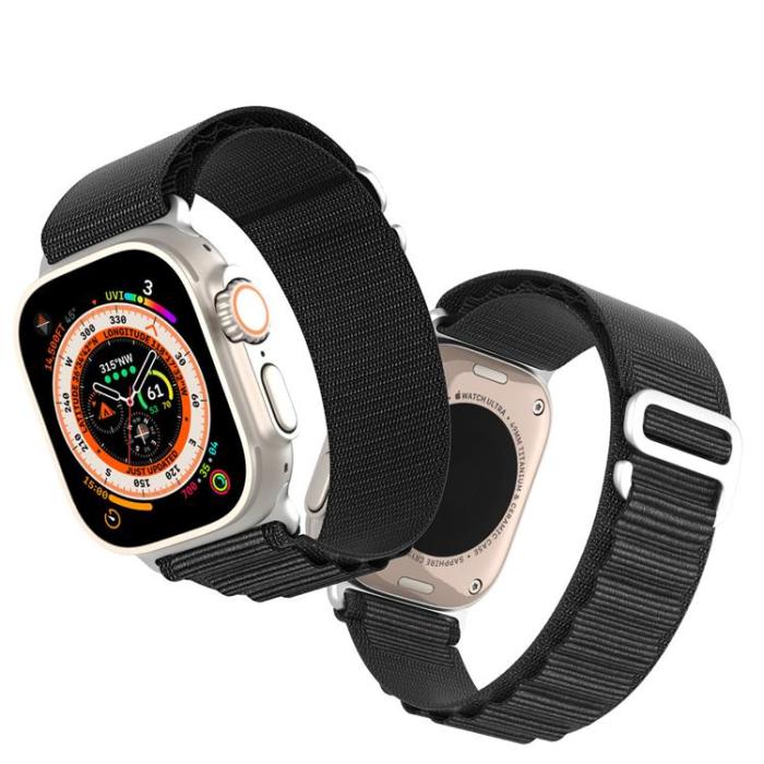 Dux Ducis - Dux Ducis Apple Watch 7/8 (42/44/45/49mm) Armband GS - Svart