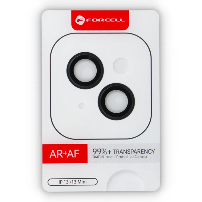 Forcell - Forcell iPhone 13/13 Mini Härdat Glas Kameraskydd Premium