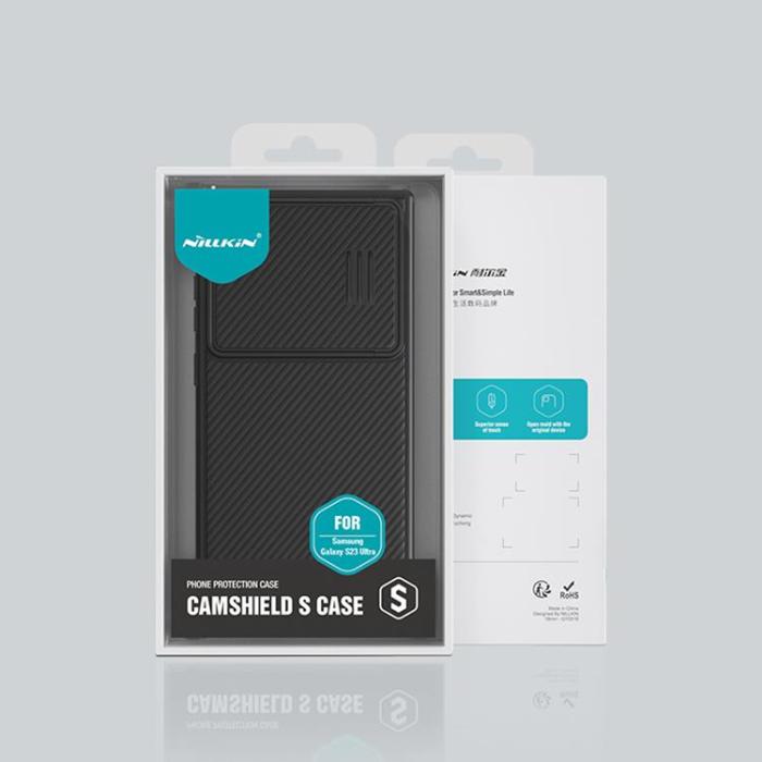 Nillkin - Nillkin Galaxy S23 Ultra Mobilskal CamShield S - Blå