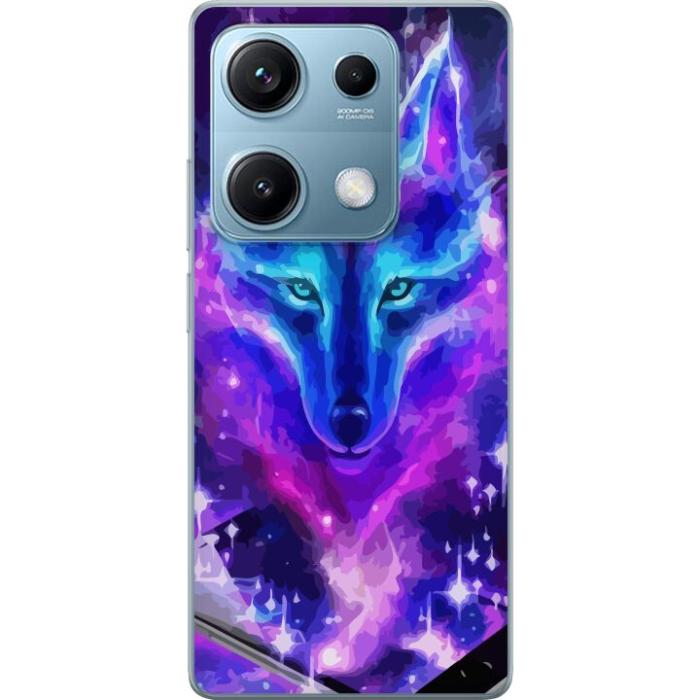 iSecrets - Mobilskal till Xiaomi Redmi Note 14S med Neon Varg