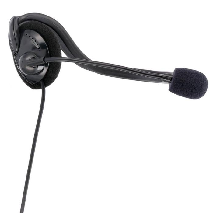 Hama - HAMA PC Office Headset NHS-P100 Stereo Nackband Svart