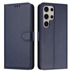 OEM - Pl&aring;nboksfodral f&ouml;r Samsung Galaxy S26 Ultra Konstl&auml;der med st&auml;ll - Bl&aring;