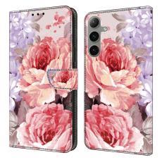 OEM - Pl&aring;nboksfodral f&ouml;r Samsung Galaxy S26 Konstl&auml;der M&ouml;nster - Oljem&aring;lning Ros