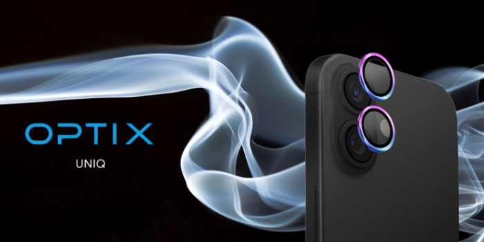 UNIQ - UNIQ iPhone 16/16 Plus Kameralinsskydd Härdat Glas Optix - Iriserande