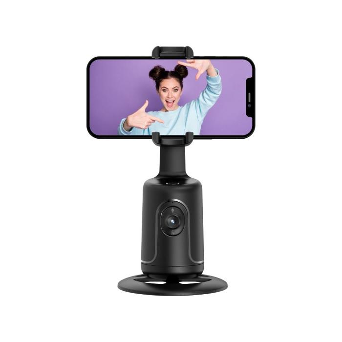 OEM - Inteligent selfiestick Stand med face-tracking - Svart