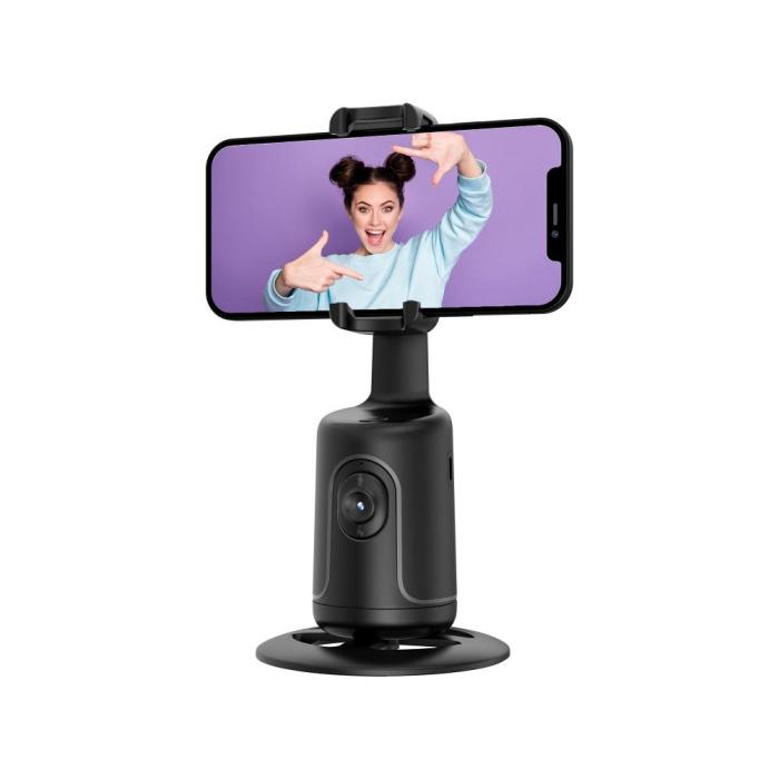 OEM - Inteligent selfiestick Stand med face-tracking - Svart