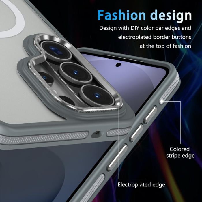 OEM - Mobilskal för Samsung Galaxy S26 Ultra Magnetiskt TPU PC - Grå