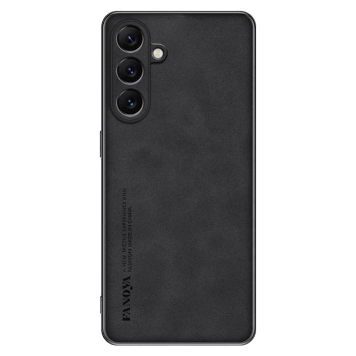 OEM - Mobilskal för Samsung Galaxy S26 Konstläder TPU - Svart