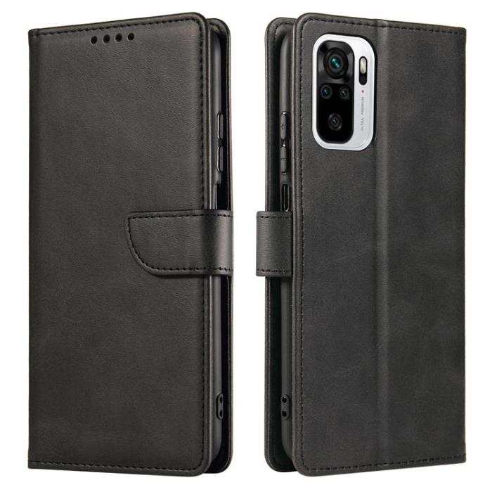 UTGATT1 - Magnet Elegant Kickstand Fodral Xiaomi Redmi Note 10 5G / Poco M3 Pro - Svart