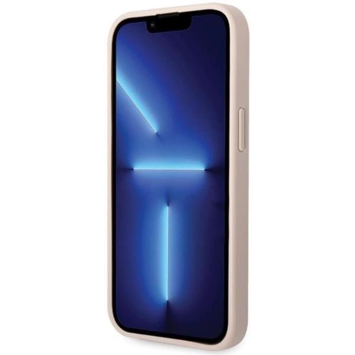 Guess - Guess Mobilskal till iPhone 15 Big Metall Logo - Rosa