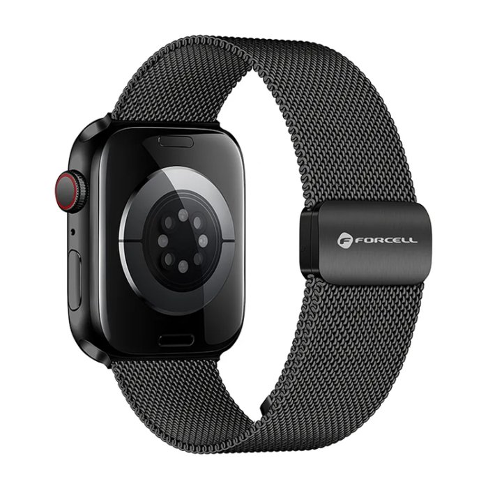 Forcell - Forcell Apple Watch (38/40/41) Armband Magnetic Stainless Steel