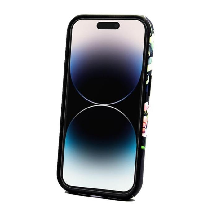 OEM - iPhone 15 Pro Mobilskal Decor - Peony