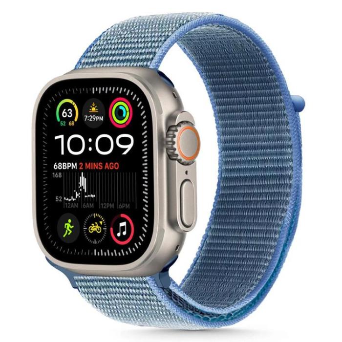 Tech-Protect - Tech-Protect Apple Watch (44/45/46/49mm) Armband Nylon - Baby Blå