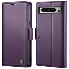 Caseme - CASEME Pl&aring;nboksfodral Konstl&auml;der till Google Pixel 8 Pro - Lila