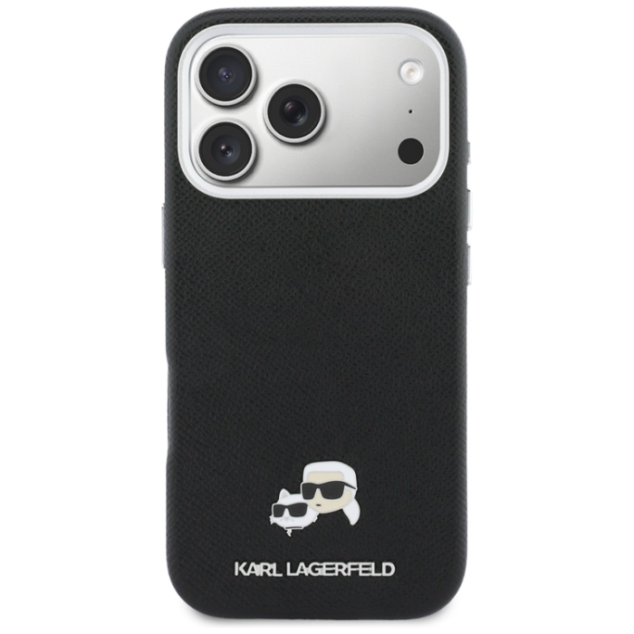 KARL LAGERFELD - Karl Lagerfeld Mobilskal För iPhone 17 Pro Max MagSafe Karl Head Logo - Rosa