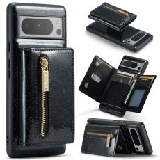 DG.MING - DG.MING M3 Series Konstl&auml;der Pl&aring;nboksfodral f&ouml;r Google Pixel 8 Pro Svart