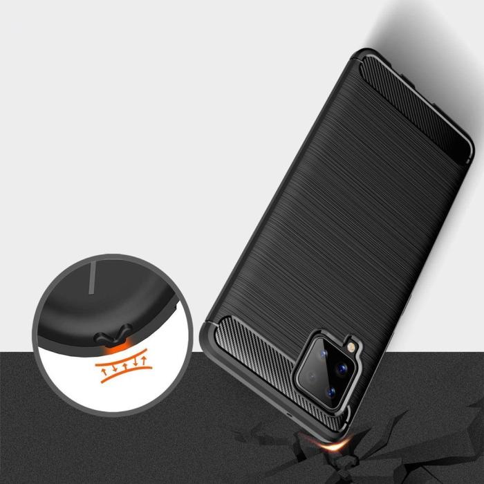 Hurtel - Carbon Flexible TPU skal till Samsung Galaxy A42 5G - Svart