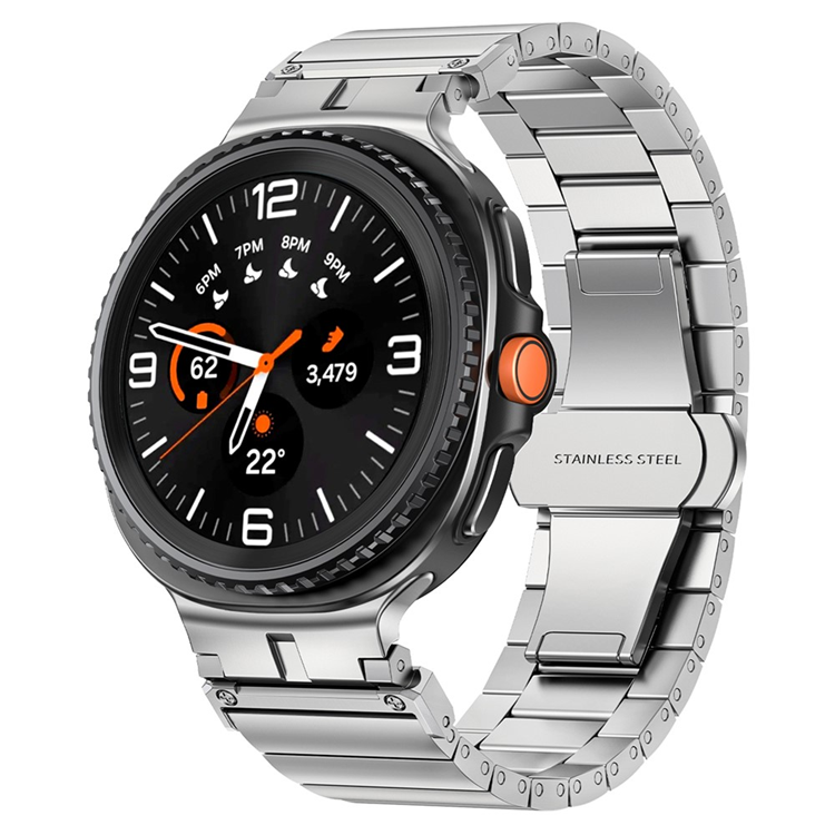 Galaxy Watch 8/8 Classic (40/44/46mm) Armband Stainless Steel - Silver | 5123 | AlltMobil