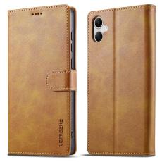 LC.imeeke - LC.IMEEKE Samsung Galaxy A06 Pl&aring;nboksfodral Konstl&auml;der - Gul