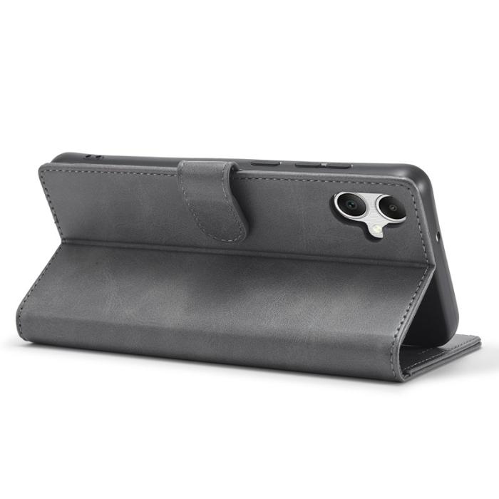 LC.imeeke - LC.IMEEKE Samsung Galaxy A06 Plånboksfodral Konstläder - Grå
