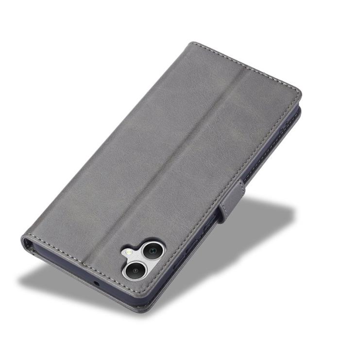 LC.imeeke - LC.IMEEKE Samsung Galaxy A06 Plånboksfodral Konstläder - Grå