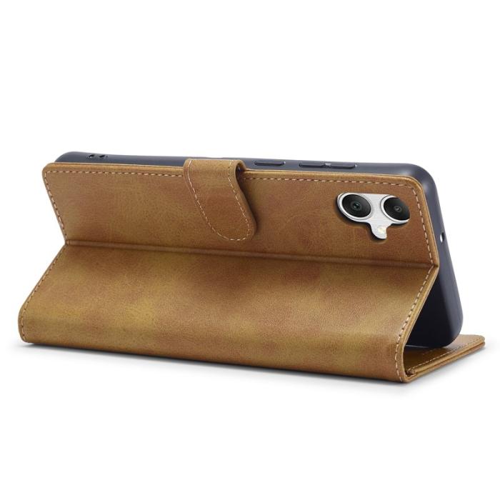 LC.imeeke - LC.IMEEKE Samsung Galaxy A06 Plånboksfodral Konstläder - Gul