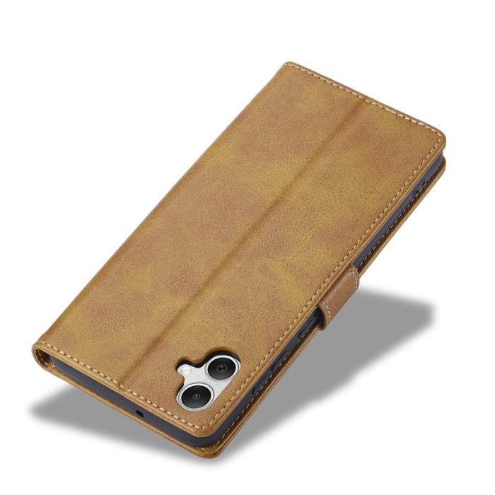 LC.imeeke - LC.IMEEKE Samsung Galaxy A06 Plånboksfodral Konstläder - Gul