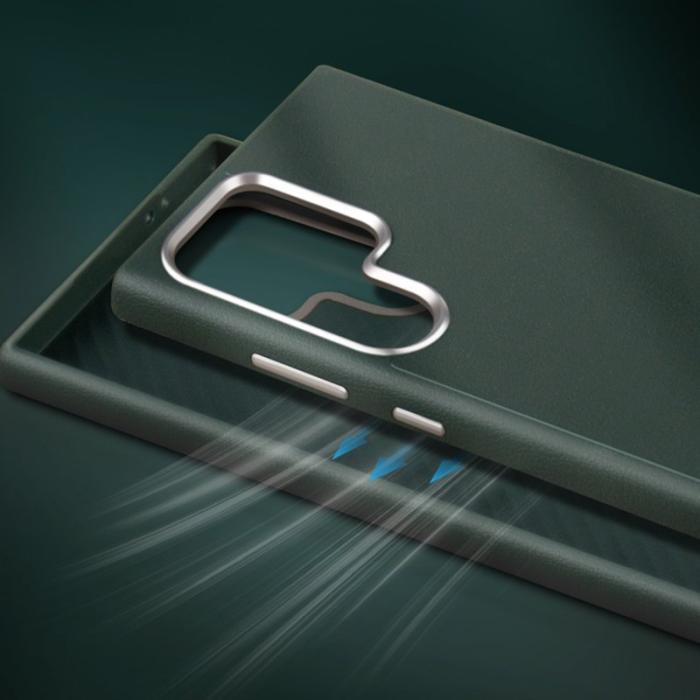 X-Level - X-LEVEL Mobilskal till Samsung Galaxy S24 Ultra PU Läder Grå