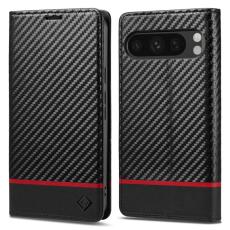LC.imeeke - LC.IMEEKE Pl&aring;nboksfodral f&ouml;r Google Pixel 10 Pro - Konstl&auml;der - Svart