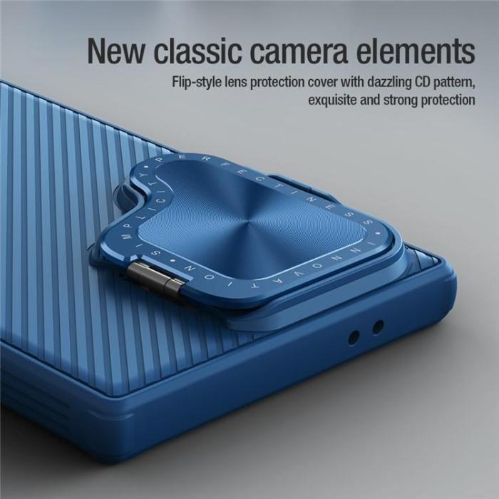 Nillkin - Nillkin Galaxy S24 Plus Mobilskal Magsafe CamShield Prop - Blå