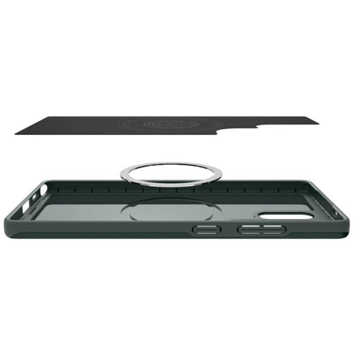 Spigen - Spigen Galaxy S25 Ultra Mobilskal Magsafe Thin Fit - Abyss Grön