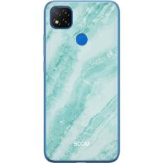 Gustaf - Mobilskal till Xiaomi Redmi 9C med Mint Marble