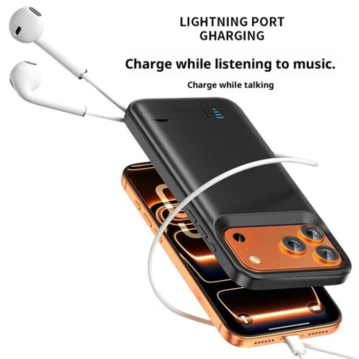 A-One Brand - iPhone 17 Pro Max Batteriskal 6000mAh T93 - Svart